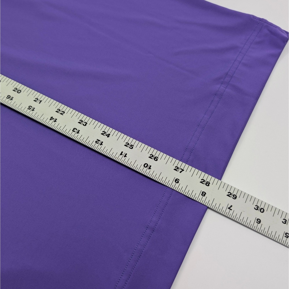 FootJoy Tour Issue Polo Mens Small‎ Purple Performance Golf Embroidered Logos - Picture 8 of 9